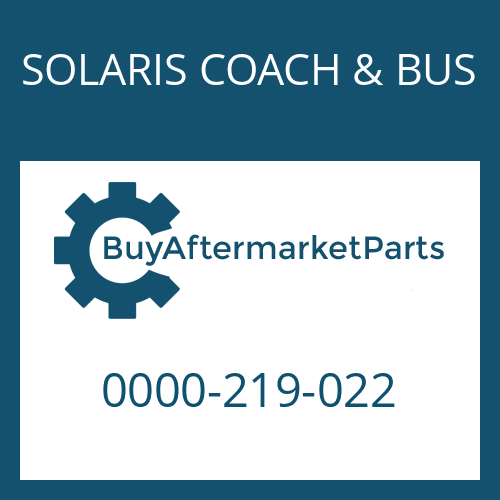 SOLARIS COACH & BUS 0000-219-022 - BRAKE ACTUATOR