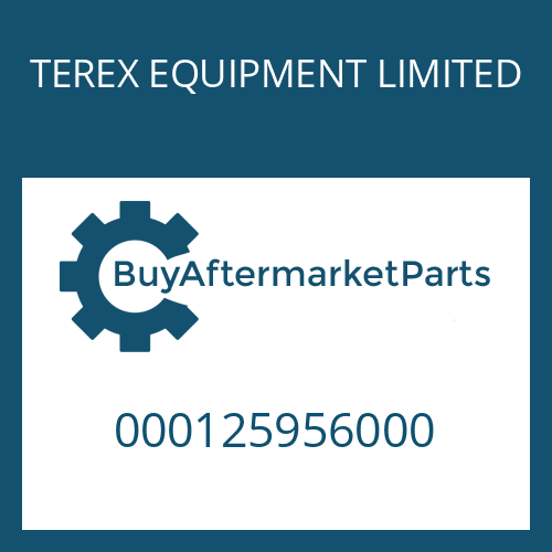 TEREX EQUIPMENT LIMITED 000125956000 - HUB-CUP-STUD