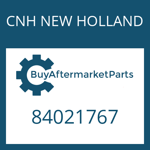 CNH NEW HOLLAND 84021767 - PLUG for Heavy Equipment