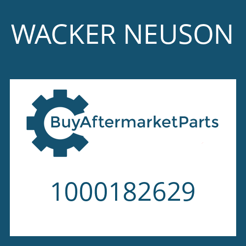 WACKER NEUSON 1000182629 - SHEET