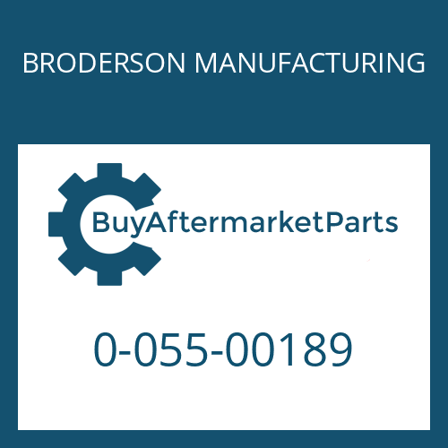 BRODERSON MANUFACTURING 0-055-00189 - SHIM