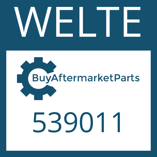 WELTE 539011 - Flange Yoke