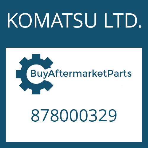 KOMATSU LTD. 878000329 - SEAL KIT