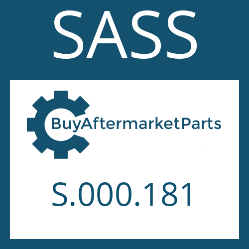 SASS S.000.181 - DOUBLE CARDAN U-JOINT