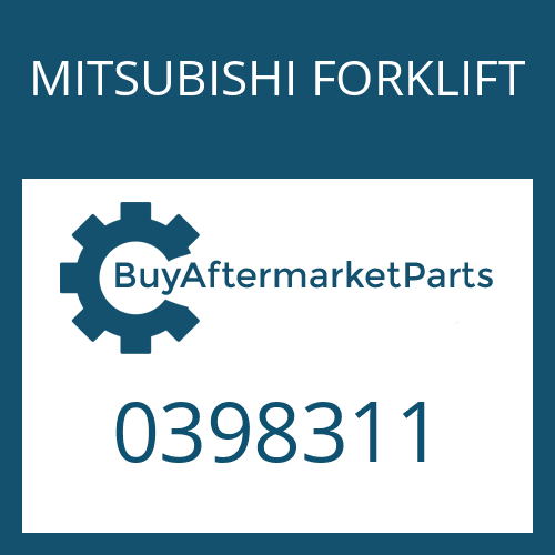 MITSUBISHI FORKLIFT 0398311 - KIT - DIFF ADJ SHIM