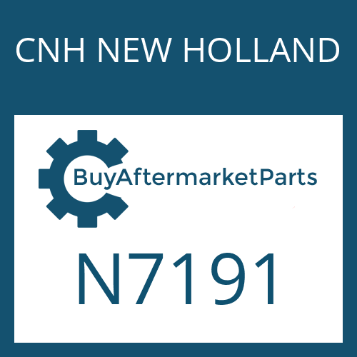 CNH NEW HOLLAND N7191 - IMPELLER HUB for Heavy Equipment