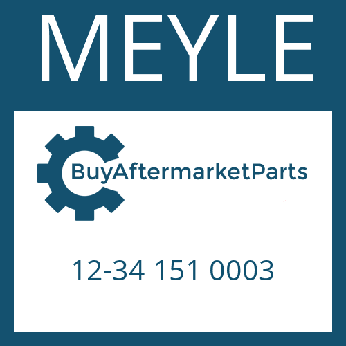 MEYLE 12-34 151 0003 - Center Bearing Assembly