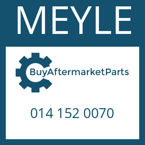 MEYLE 014 152 0070 - Rubber Coupling Assembly
