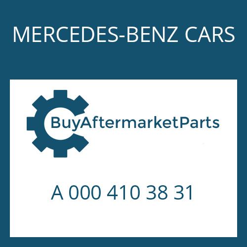 MERCEDES-BENZ CARS A 000 410 38 31 - U-JOINT-KIT