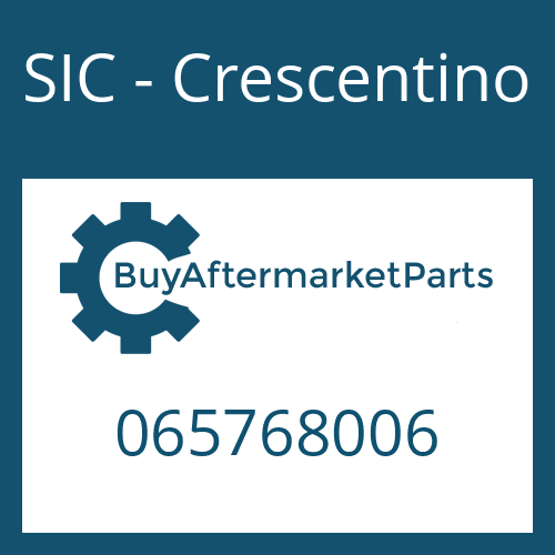 SIC - Crescentino 065768006 - CENTER BEARING