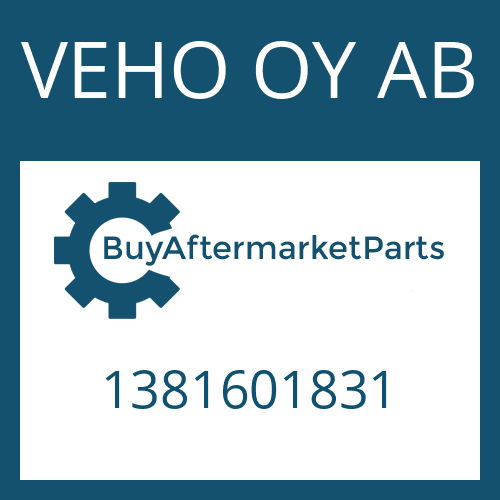 VEHO OY AB 1381601831 - U-JOINT-KIT