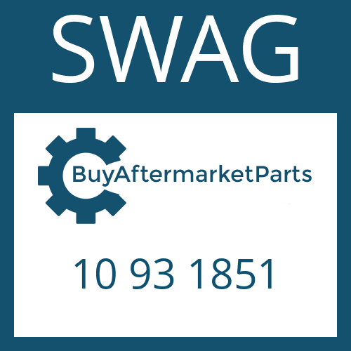 SWAG 10 93 1851 - CENTER BEARING ASSEMBLY