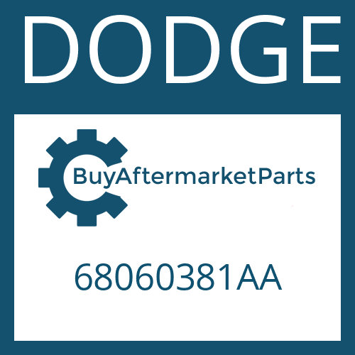 DODGE 68060381AA - CENTER BEARING ASSEMBLY