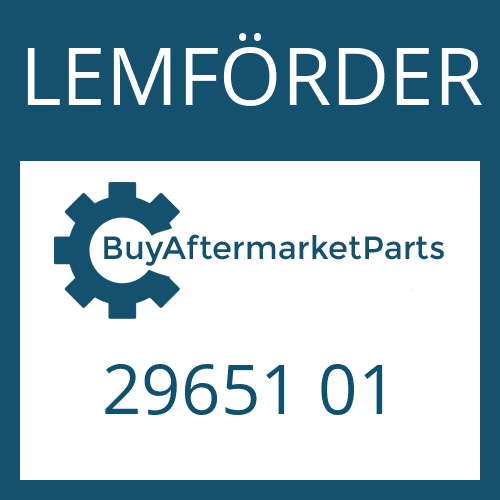 LEMFÖRDER 29651 01 - Center Bearing Assy