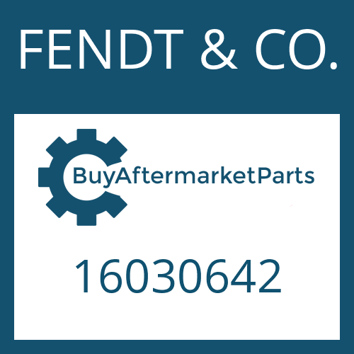 FENDT & CO. 16030642 - BOLT