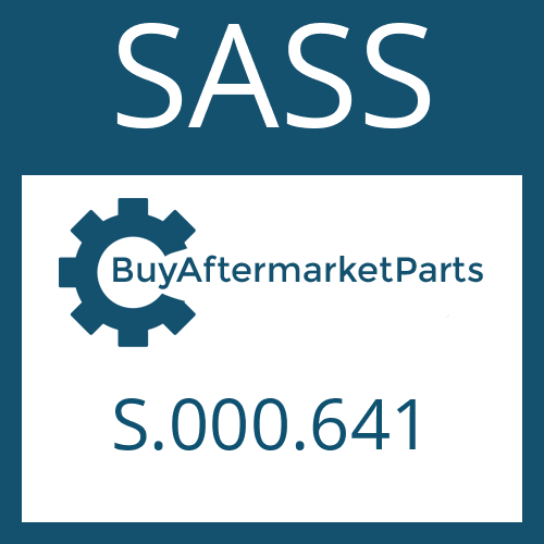 SASS S.000.641 - DRIVESHAFT