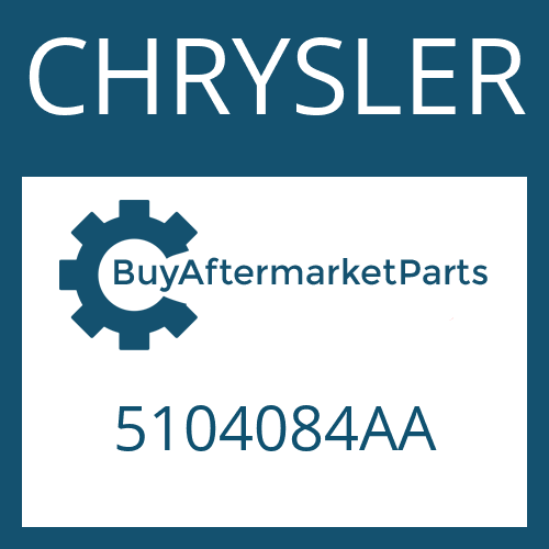 CHRYSLER 5104084AA - DRIVESHAFT