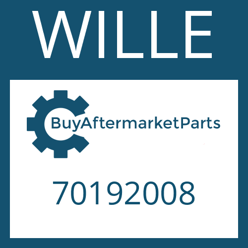 WILLE 70192008 - DRIVESHAFT