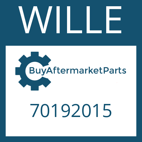 WILLE 70192015 - DRIVESHAFT