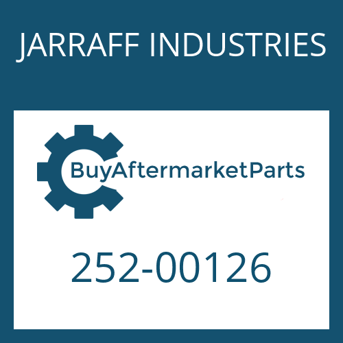 JARRAFF INDUSTRIES 252-00126 - SEAL - O-RING