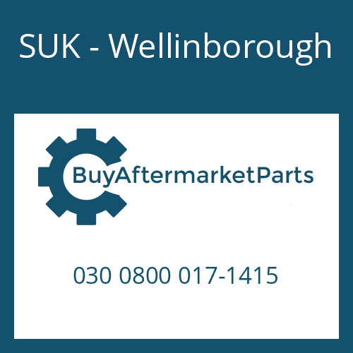 SUK - Wellinborough 030 0800 017-1415 - DRIVESHAFT