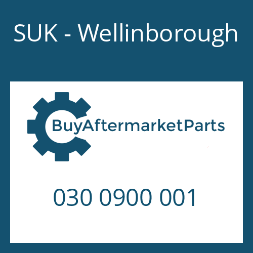 SUK - Wellinborough 030 0900 001 - DRIVESHAFT