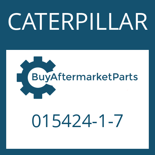 CATERPILLAR 015424-1-7 - COVER