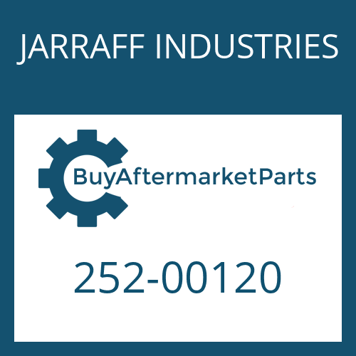 JARRAFF INDUSTRIES 252-00120 - SEAL - O-RING