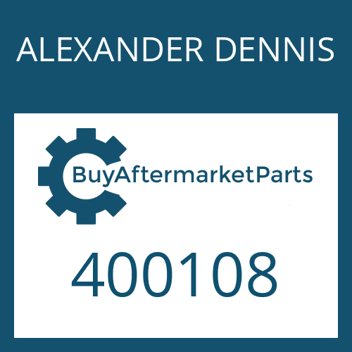 ALEXANDER DENNIS 400108 - WASHER (THRUST)