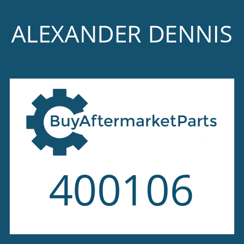 ALEXANDER DENNIS 400106 - WASHER (THRUST)