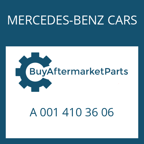 MERCEDES-BENZ CARS A 001 410 36 06 - DRIVESHAFT