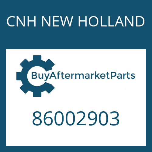 CNH NEW HOLLAND 86002903 - HOUSING