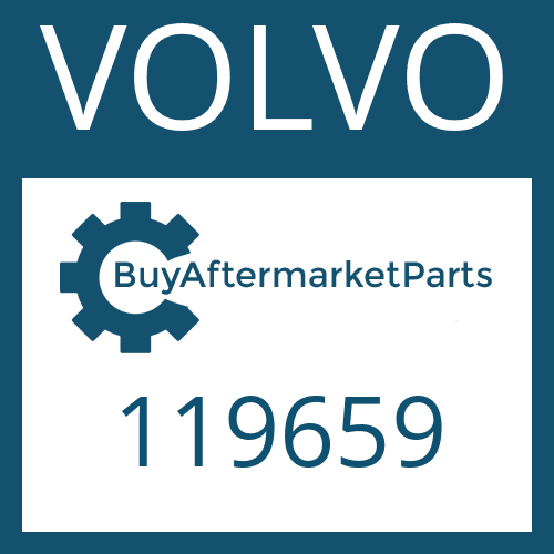 VOLVO 119659 - SHAFT for Heavy Equipment