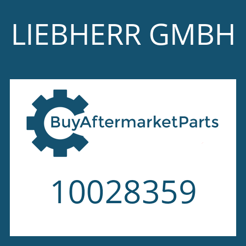 LIEBHERR GMBH 10028359 - BEVEL GEAR SET