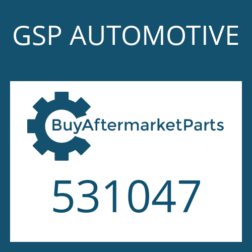 GSP AUTOMOTIVE 531047 - CENTRE BEARING ASSY