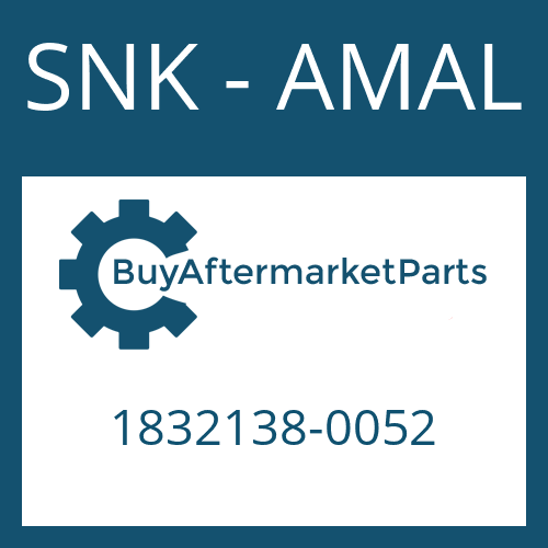 SNK - AMAL 1832138-0052 - DRIVESHAFT