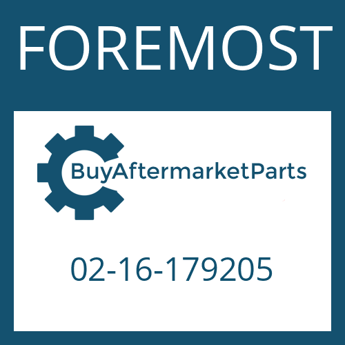 FOREMOST 02-16-179205 - SHIM