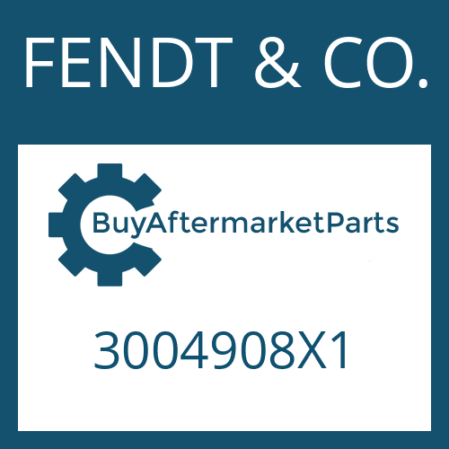 FENDT & CO. 3004908X1 - O - RING