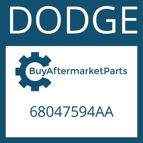 DODGE 68047594AA - DRIVESHAFT