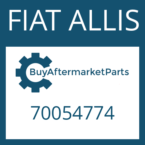 FIAT ALLIS 70054774 - HUB