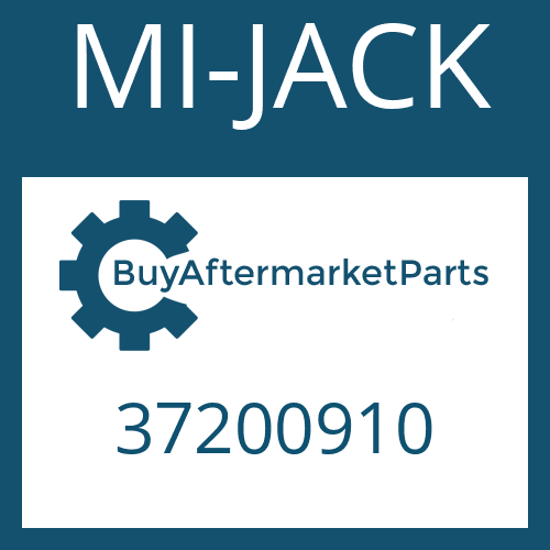 MI-JACK 37200910 - THRUST WASHR for Heavy Equipment