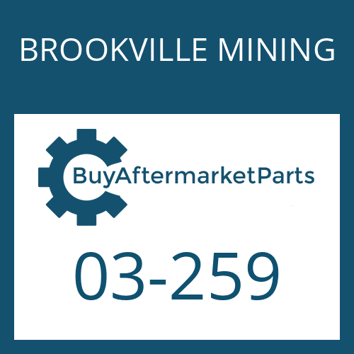 BROOKVILLE MINING 03-259 - NUT