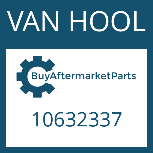 VAN HOOL 10632337 - DRIVESHAFT