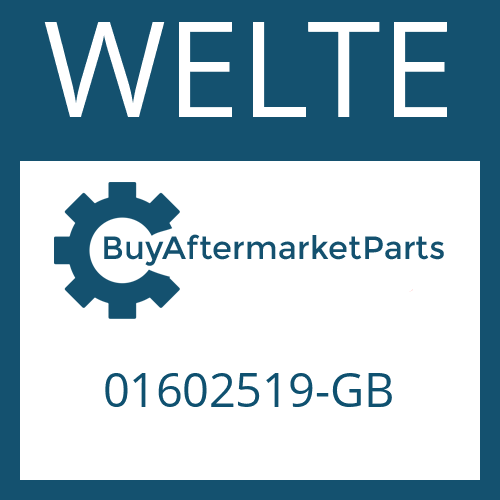 WELTE 01602519-GB - DRIVESHAFT