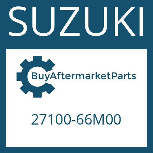 SUZUKI 27100-66M00 - DRIVESHAFT