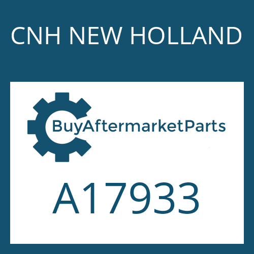 CNH NEW HOLLAND A17933 - PLATE