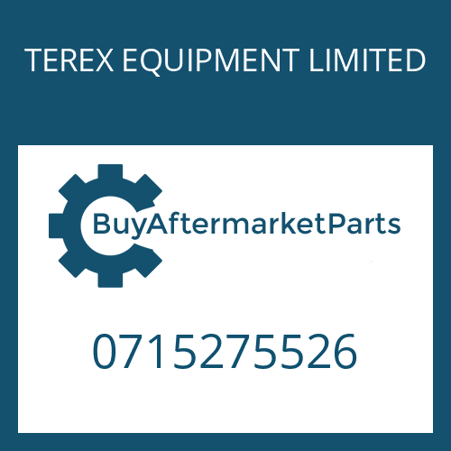 TEREX EQUIPMENT LIMITED 0715275526 - KIT-BRAKE SEAL