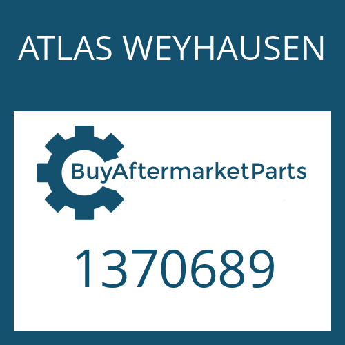 ATLAS WEYHAUSEN 1370689 - PLUG