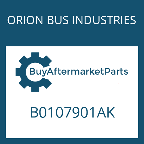 ORION BUS INDUSTRIES B0107901AK - SCREW 3/8 UNF X 2.3/4