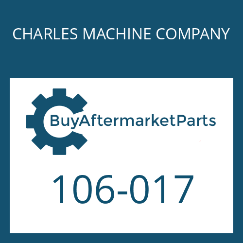 CHARLES MACHINE COMPANY 106-017 - NUT